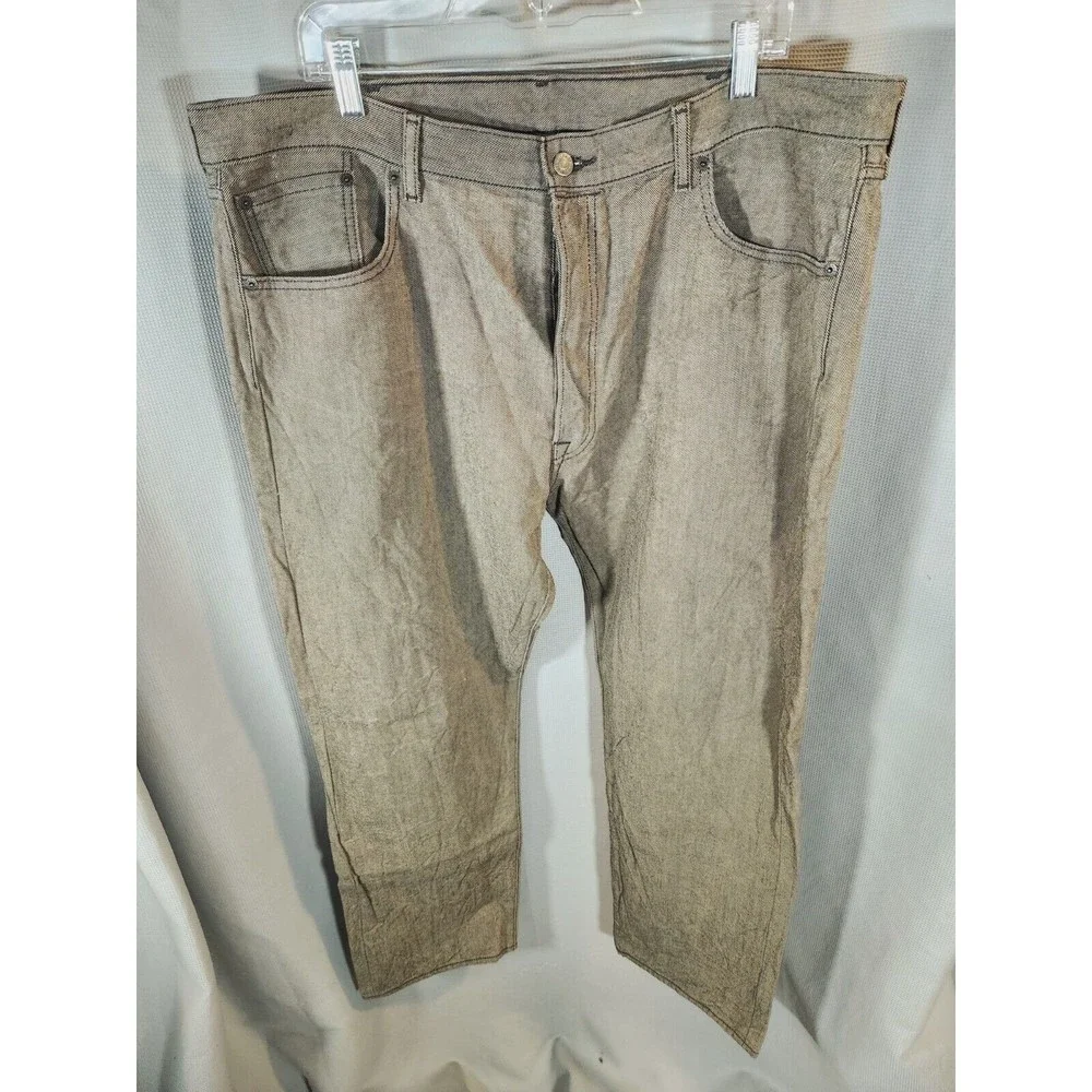 Levi's 501xx Button Fly Denim Jeans 2014 Gray Men's‎ Size 42x30.5
